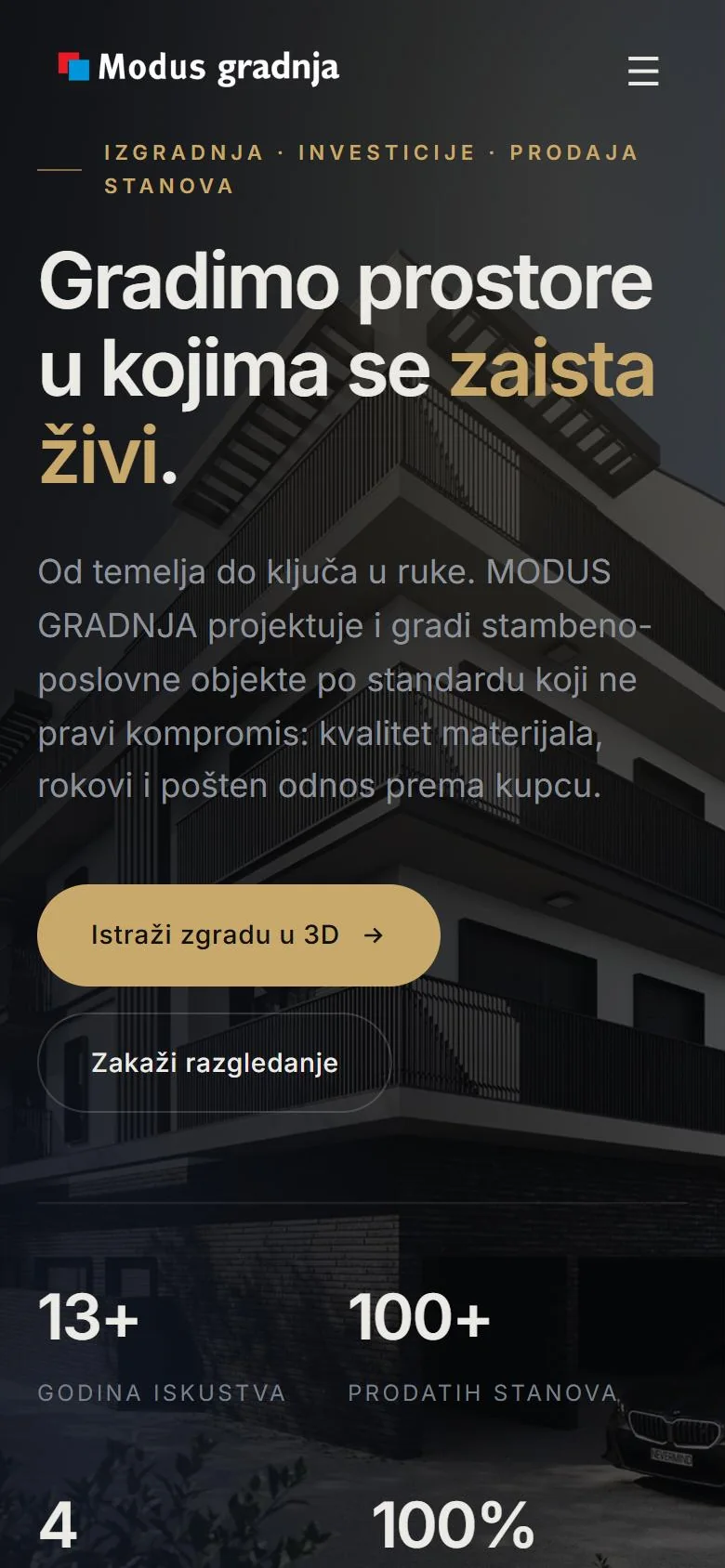 Modus Gradnja na telefonu